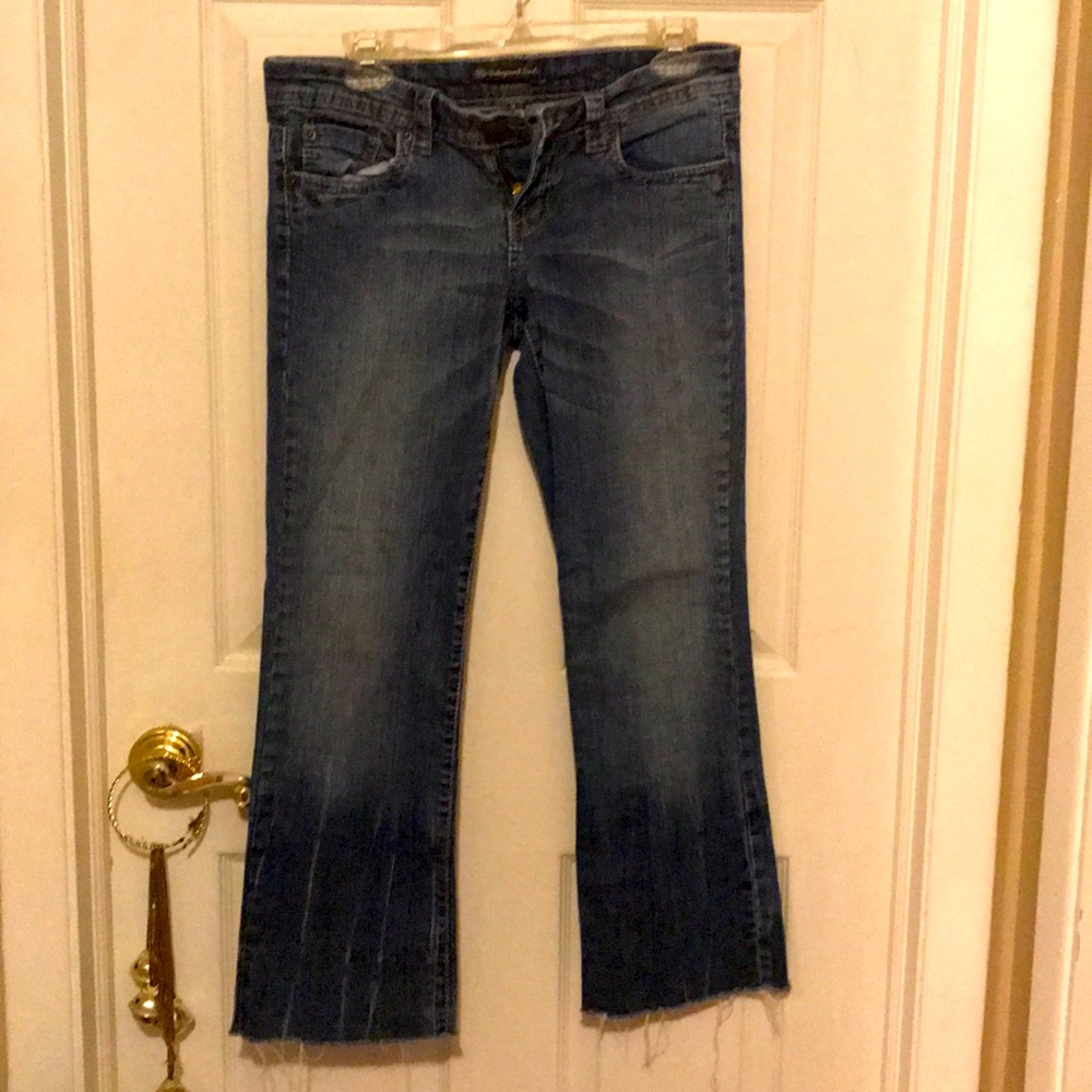 Underground Soul Jeans- bootcut with frayed edge